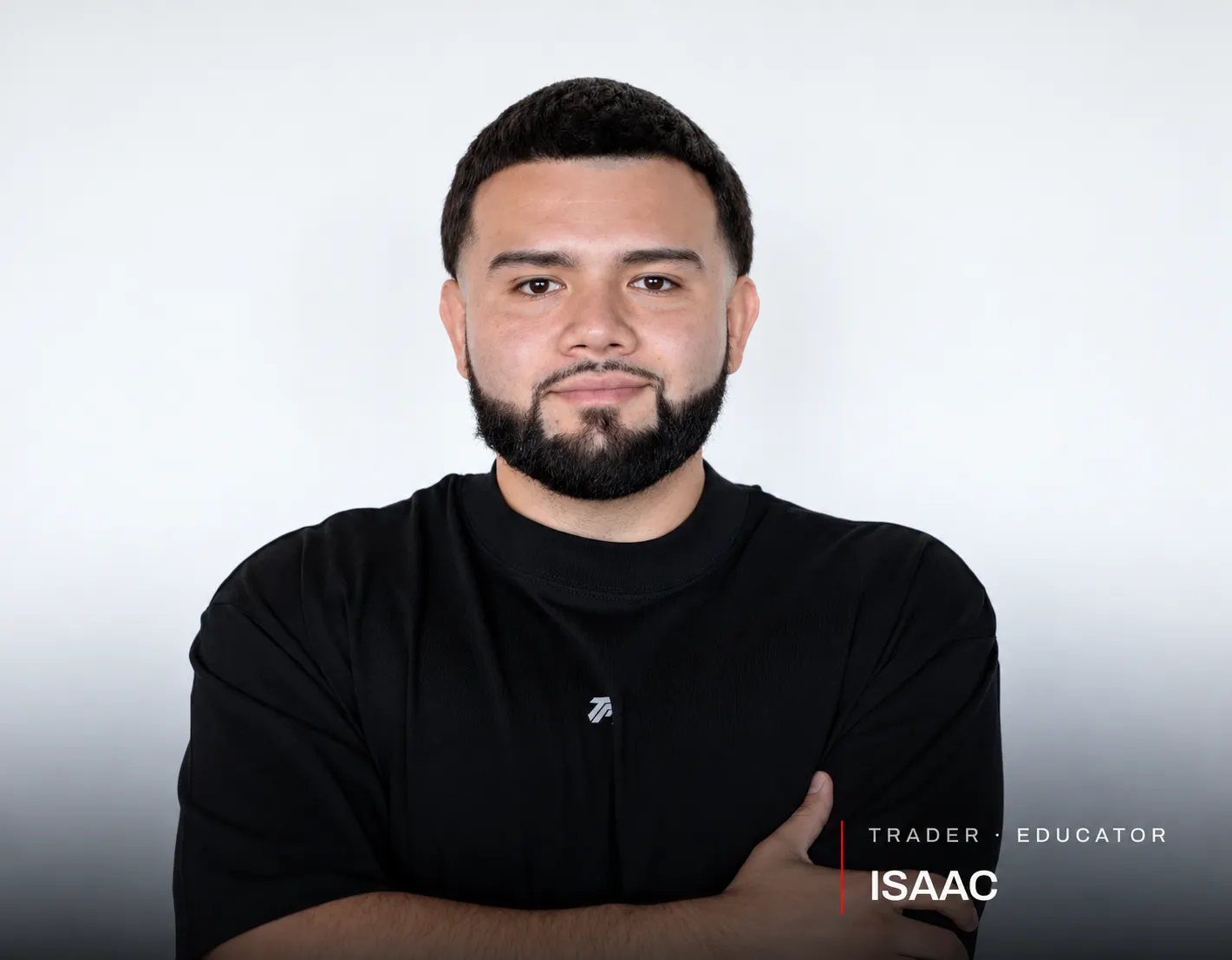 Isaac, Trader Fits trader and educator, in Trader Fits apparel